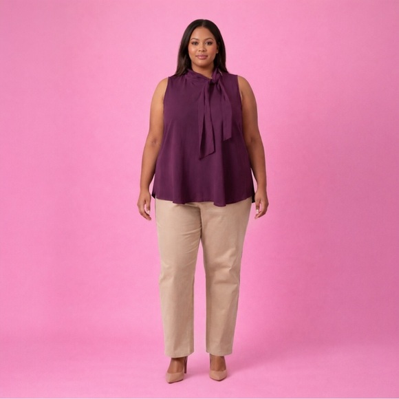torrid Tops - Torrid Purple Blouse Set 2pcs